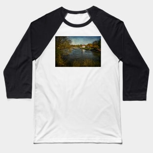 Goring on Thames Weir Baseball T-Shirt